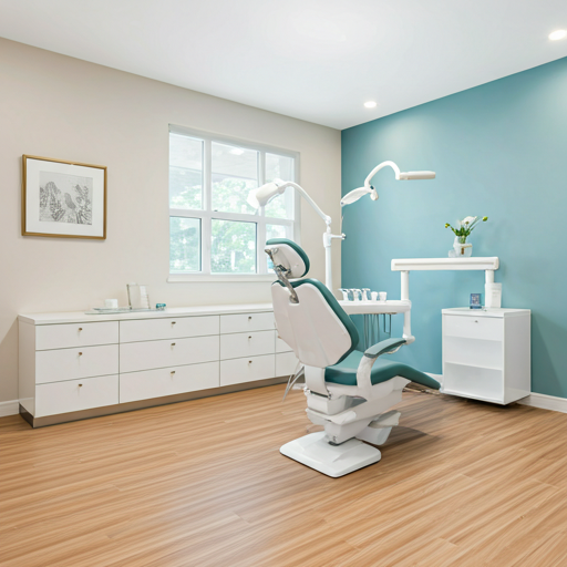 Fundo abstrato premium para marketing odontológico